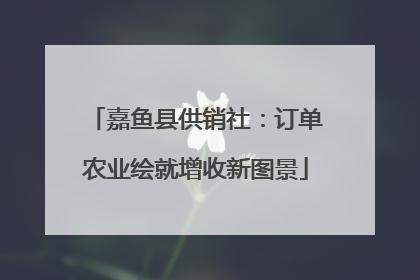 嘉鱼县供销社：订单农业绘就增收新图景
